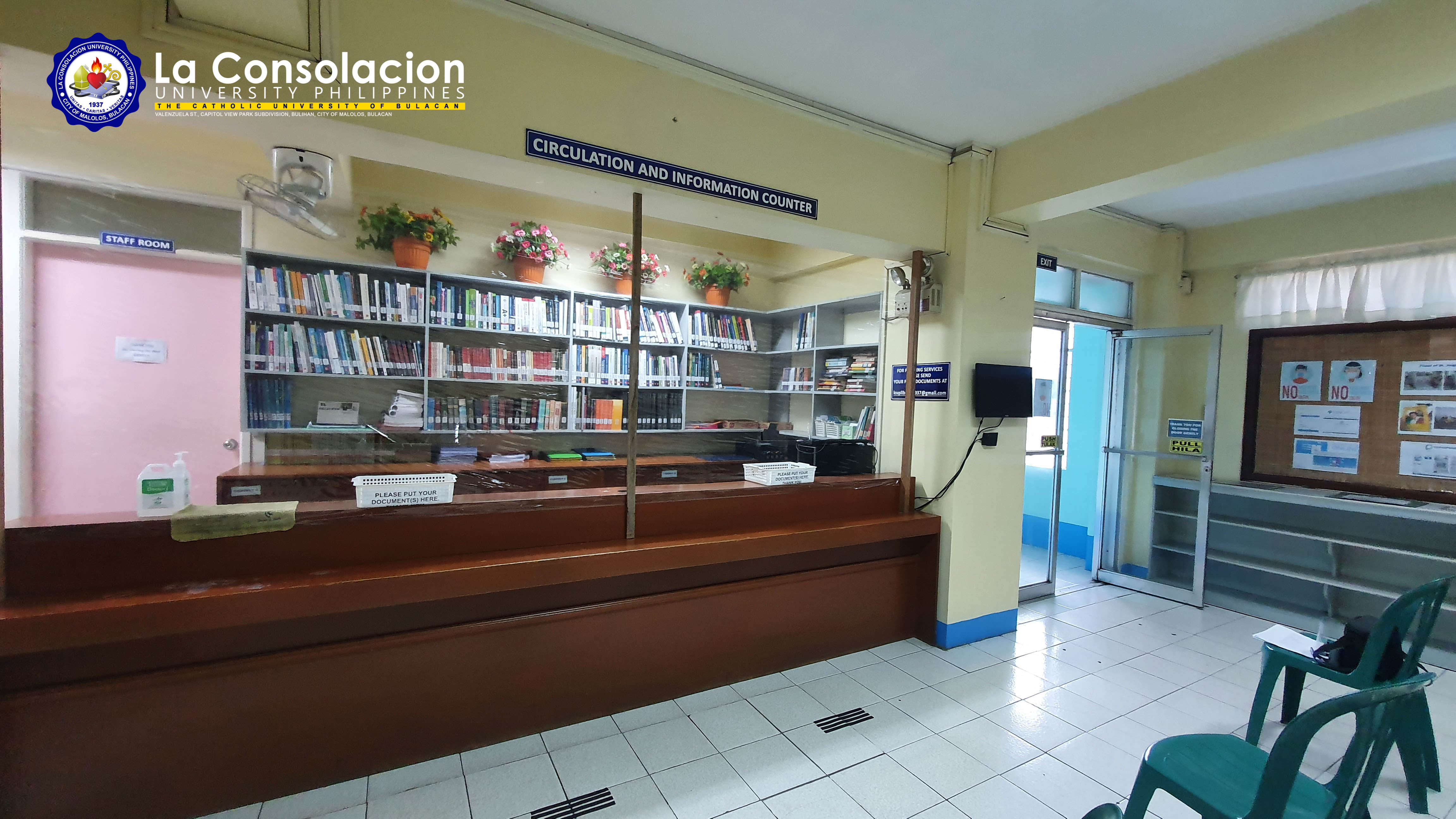 Main Library - Cirulation and Information Counter