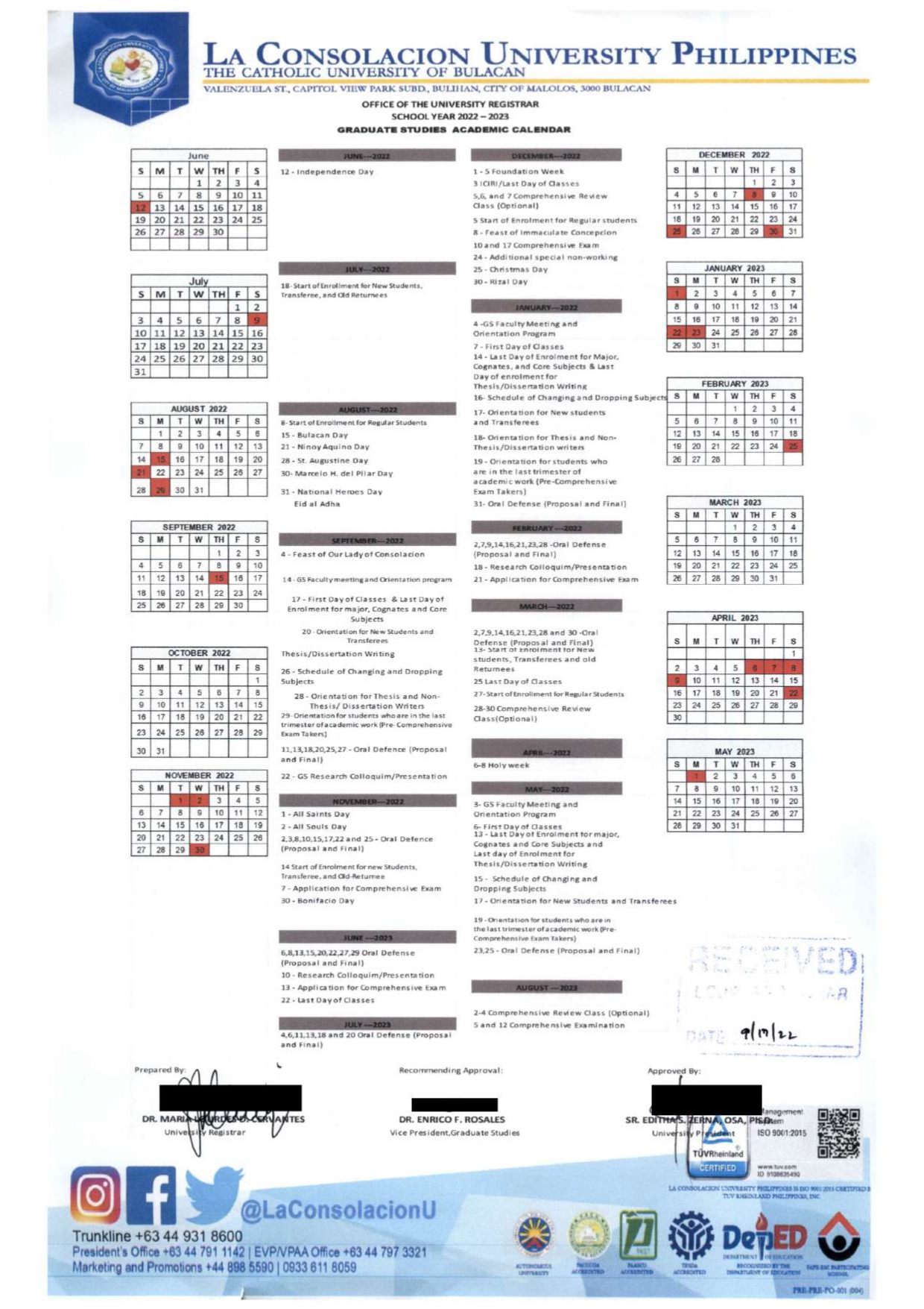 La Consolacion University Philippines La Consolacion University Philippines